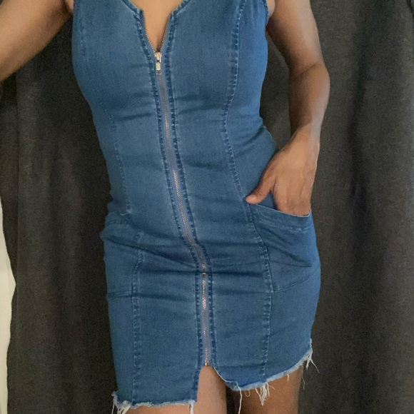 DENIM DRESS - Picture 7 of 11